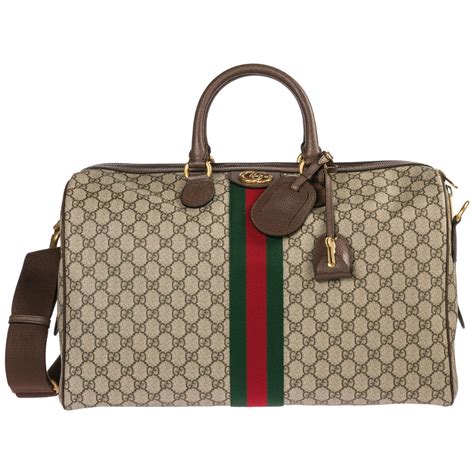 duffle bag leather gucci|gucci duffle bag outlet.